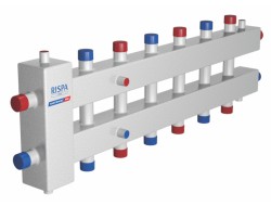 Разделитель гидравлический модульного типа Dial Steel GRM 6х100/ГРУ+КМГ 60-7ВУ с тремя кронштейнам Rispa