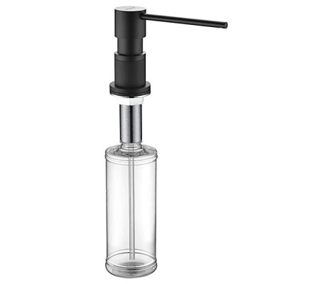 Дозатор для мойки латунный, черный 300 мл G402-1 Gappo