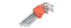 Набор ключей Torx удлиненных 9шт звёздочки