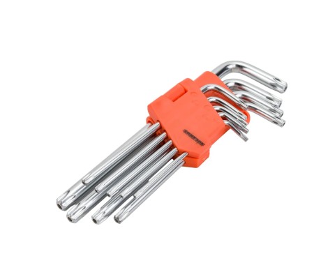 Набор ключей Torx удлиненных 9шт звёздочки