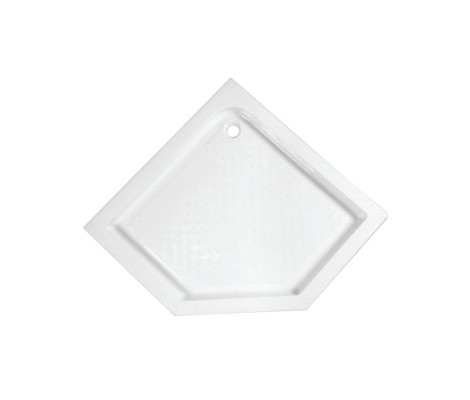 Поддон ABS12 акриловый 90 трапеция с сифоном Грандфаянс