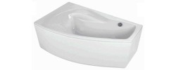 Ванна акриловая Майорка XL 160*95 асимметричная левая Santek