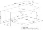 Ванна акриловая Jersi R 170*90 угловая с каркасом и панелью Aquanet 