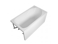 Ванна акриловая West 120*70 с каркасом и панелью 36-38 Aquanet