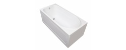 Ванна акриловая West 150*70 с каркасом и панелью 36-38 Aquanet