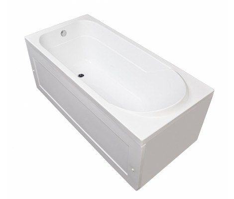 Ванна акриловая West 150*70 с каркасом и панелью 36-38 Aquanet