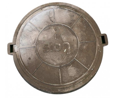 Люк тяжелый 5т С (ДН650/ДВ580хВ115) КОРИЧНЕВЫЙ