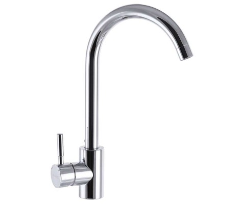 Смеситель для кухни Sus-011-N из нержавеющей стали без подводки Chrome Champion