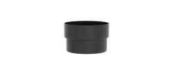 Муфта трубы соединительная ПВХ графит RAL 7024 Grand Line