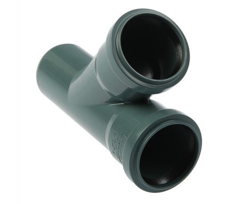 Тройник канализационный 32/32/45° Flextron  
