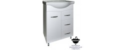 Тумба Селигер 60/3 под умывальник Селигер 60 белая Flamenco