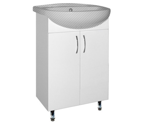 Тумба Антик 55 под умывальник Антик 55 белая Flamenco