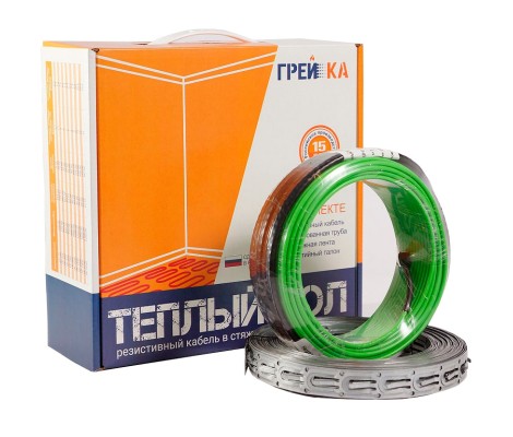 Комплект теплого пола в бухте 1500вт 125м 10 м2 Грейка