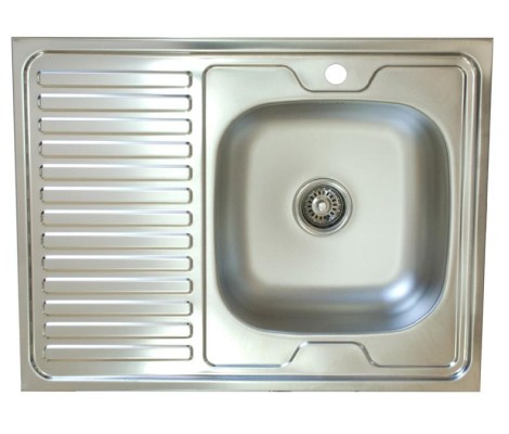 Мойка накладная без сифона 60*80R*0,40мм Vladix Мойка накладная без сифона 60*80R*0,40мм Vladix