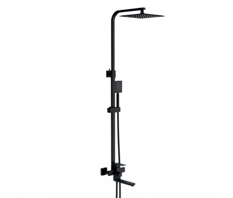 Душевая система KUB-007-J черный нержавеющая сталь SUS304 Mixxus