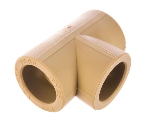 Тройник 25 VALFEX серый