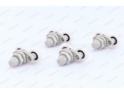 Ролик дверной эксцентрик двойные комплект на дверь блистер 25мм Erlit