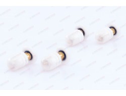 Ролик дверной эксцентрик одинарные комплект на дверь блистер 25мм Erlit