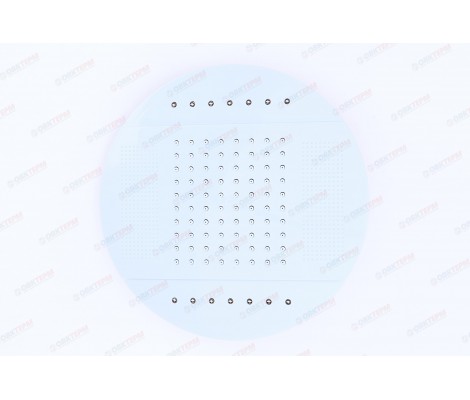 Душ верхний 250 мм с подсветкой белый блистер Erlit