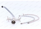 Смеситель для кухни нерж/сталь REFLECTOR MIXXUS DVE-011 GRAY &Oslash;40