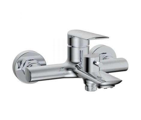 Смеситель д/ванны короткий KOER KB-40028-01 (Цвет хром) (8шт/ящ)