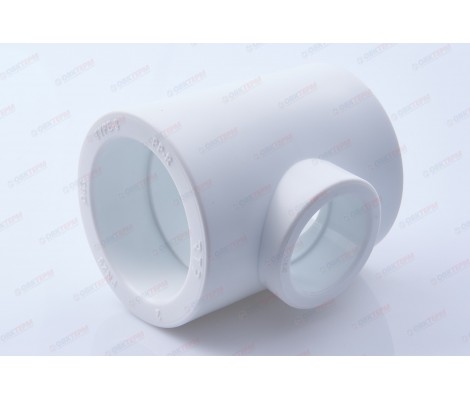 Тройник 63*40*63 белый RTP