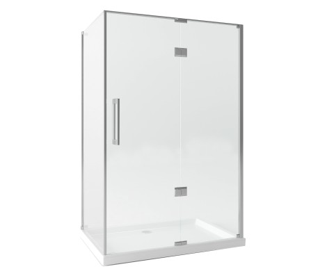 Душевое ограждение прямоугольное без поддона, прозрачное стекло JY035 Грандфаянс