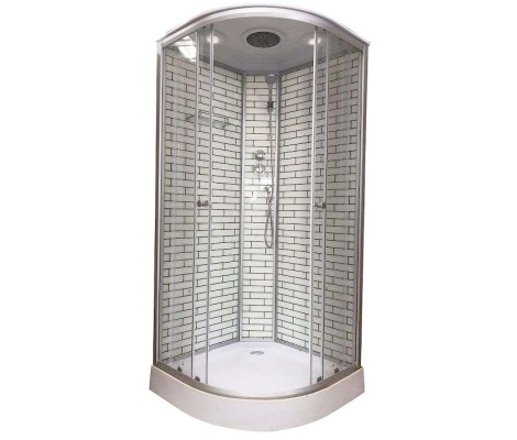 Душевая кабина 31K стекло 4мм, низкий поддон Дана