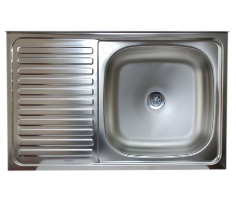 Мойка накладная без сифона 50*80R*0,40мм Vladix