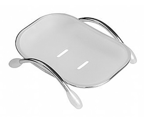 Мыльница настольная LR332-2 пластик матовый Zerix