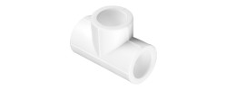 Тройник 90*50*90 белый RTP