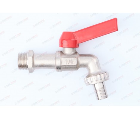 Кран водоразборный со штуцером 1/2