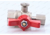 Кран шаровой для подключения манометра 1/2