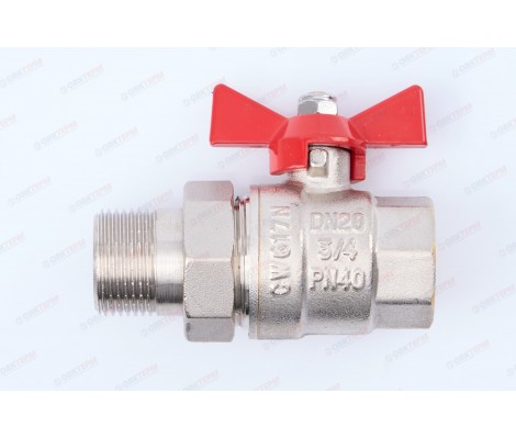 Кран шаровой с американкой 3/4