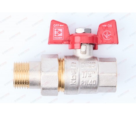 Кран шаровой с американкой 1/2