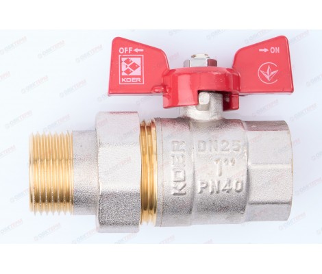 Кран шаровой с американкой 1