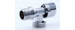 Кран угловой для подключения сантехнических приборов 1/2