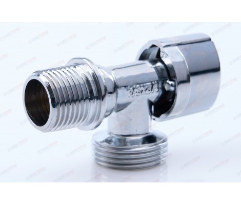 Кран угловой для подключения сантехнических приборов 1/2