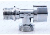 Кран угловой для подключения сантехнических приборов 1/2