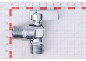 Кран угловой для подключения сантехнических приборов 1/2