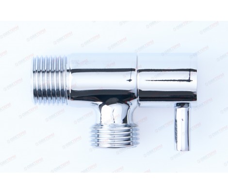 Кран угловой для подключения сантехнических приборов 1/2