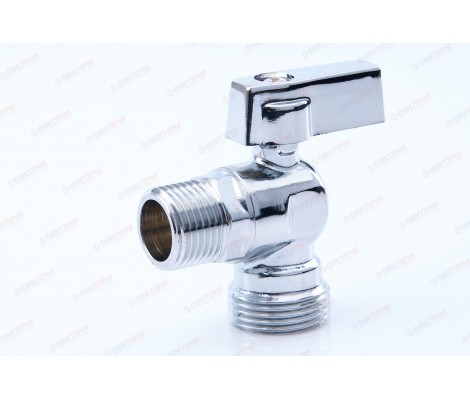 Кран угловой для подключения сантехнических приборов 1/2