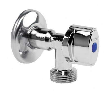 Кран угловой для подключения сантехнических приборов 1/2