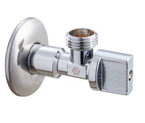 Кран угловой для подключения сантехнических приборов 1/2