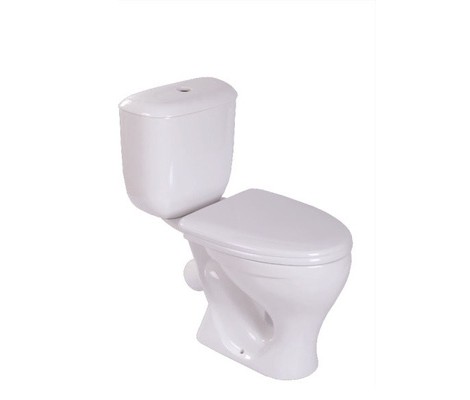 Унитаз-компакт Луна стандарт косой выпуск, 1 режим, сиденьем ПП ВКЗ Унитаз-компакт Луна стандарт косой выпуск, 1 режим, сиденьем ПП ВКЗ