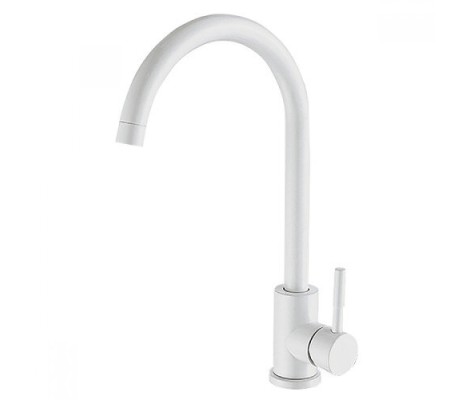 Смеситель для умывальника High SUS-011-B белый Mixxus 