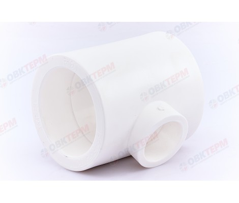 Тройник 75*40*75 белый RTP