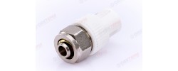 Муфта 20*16 комбинированная ППР-PEX евроконус, белая RTP