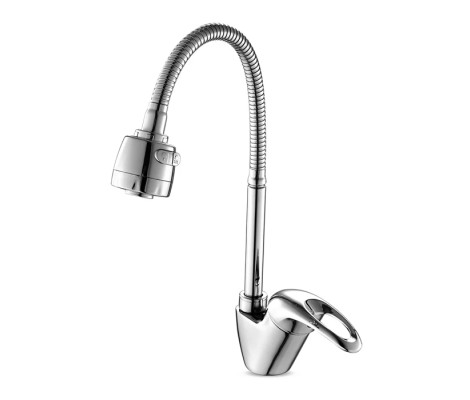 Смеситель для кухни хром F4303 гибкий Frap