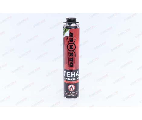 Пена монтажная Огнеупорная 1000 мл под пистолет Daxmer / Roof Complect